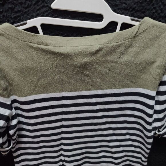 Karen Scott Womens Top Multi-Color Size Small Cotton Blend Striped Pullover - Picture 12 of 12